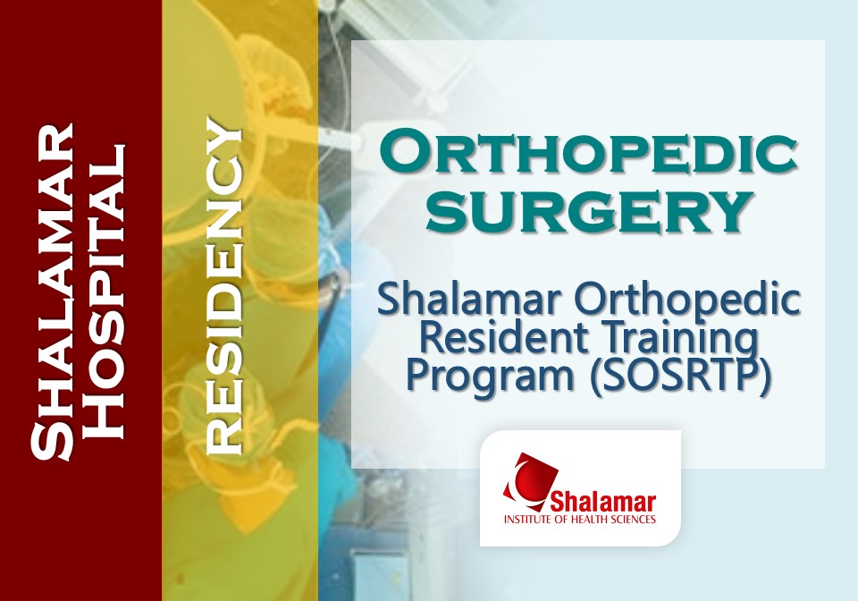 Shalamar Orthopaedic Resident Training Program (SORTP)