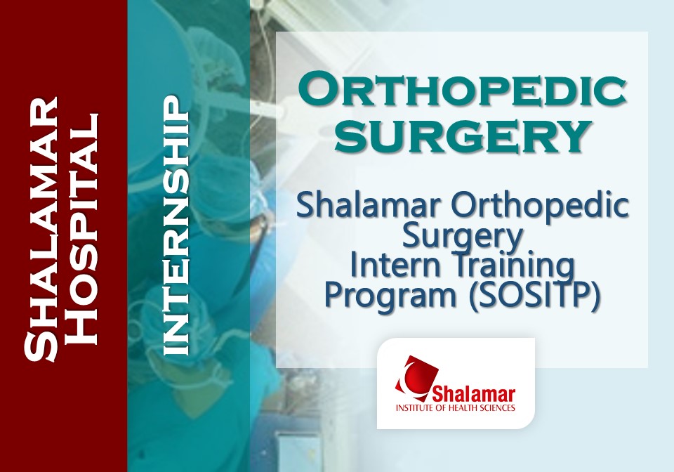 Shalamar Orthopedic Intern Training Program (SOITP)