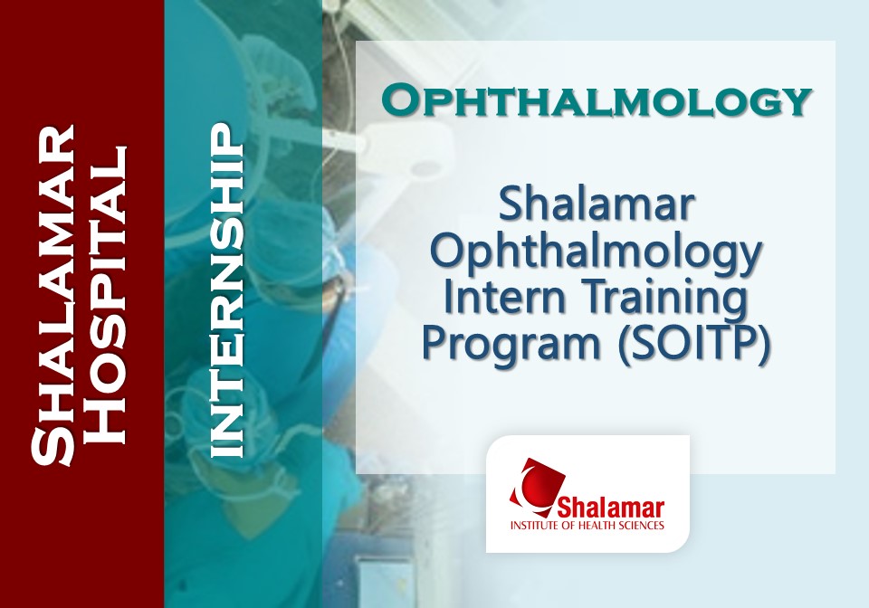 Shalamar Ophthalmology Intern Training Program (SOPHITP)